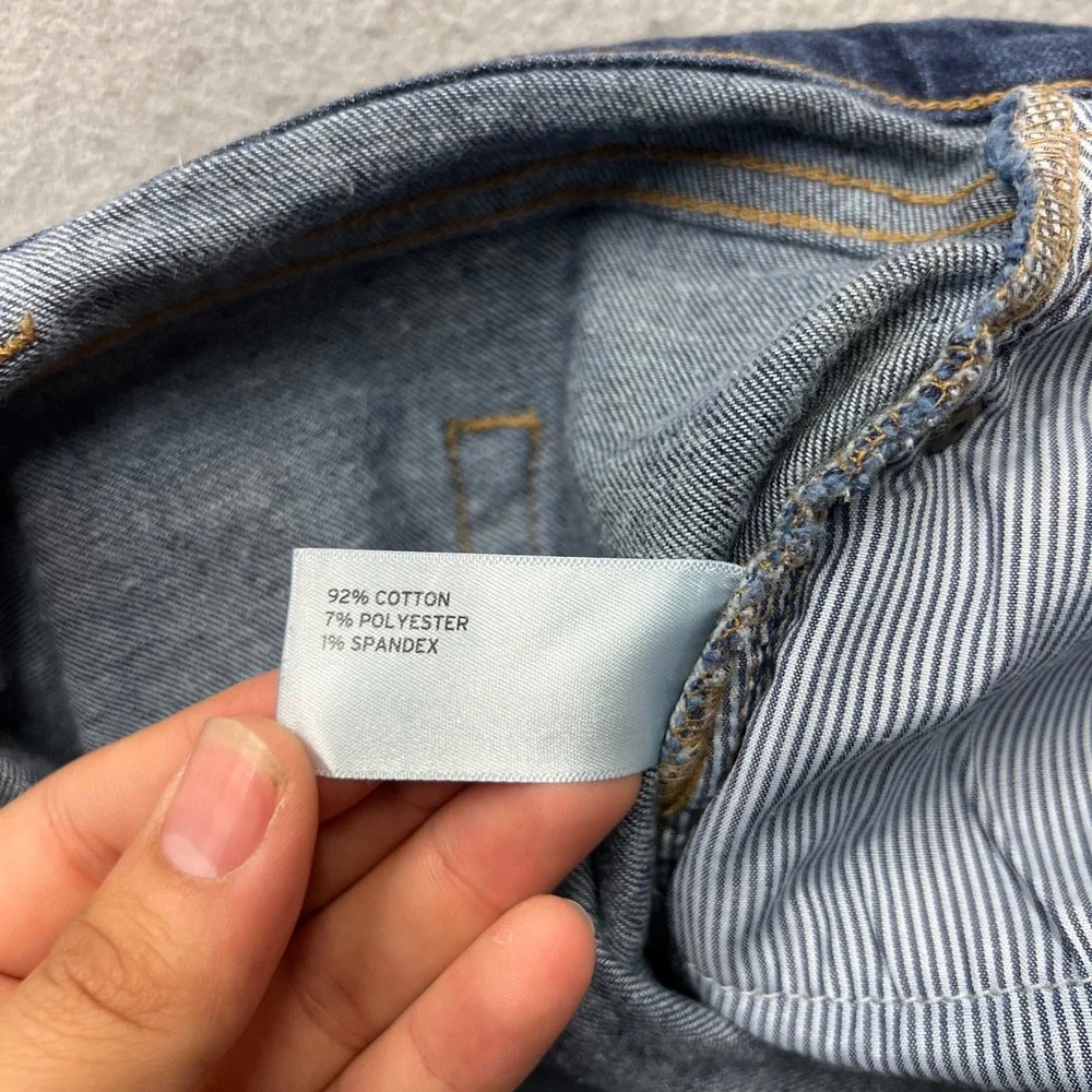 Duluth Trading Co Womens Jeans 22W x 31 Blue‎ Straight Leg Denim Stretch 1642